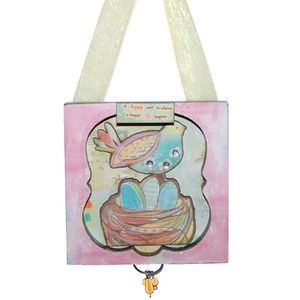 Lori Siebert Hanging  A Happy Nest is where a Happy Life Begins New